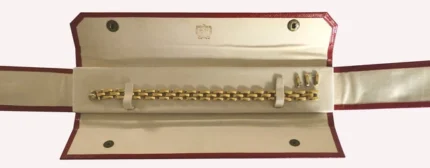 Bracelet Cartier Panthère – 3 rangs – Or jaune 18 carats – Très bon état