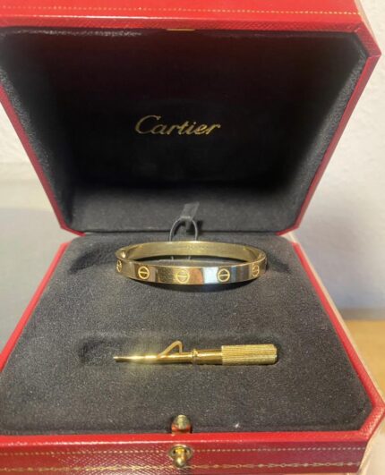 Bracelet Cartier Love en Or jaune 18 carats – Taille 16